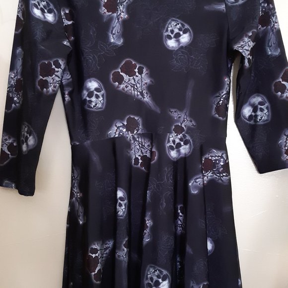 Alchemy By Hell Bunny Dark Valentine Dress size small - Picture 3 of 4